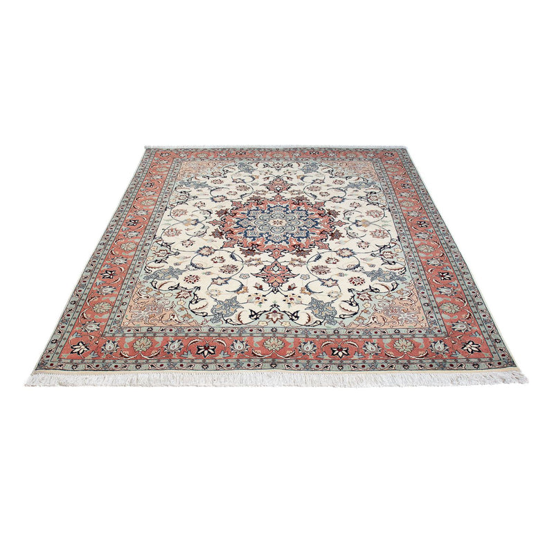 Tappeto Persero - Tabriz - Reale - 193 x 158 cm - beige