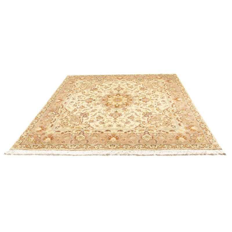 Tappeto Persero - Tabriz - Reale quadrato  - 210 x 202 cm - beige