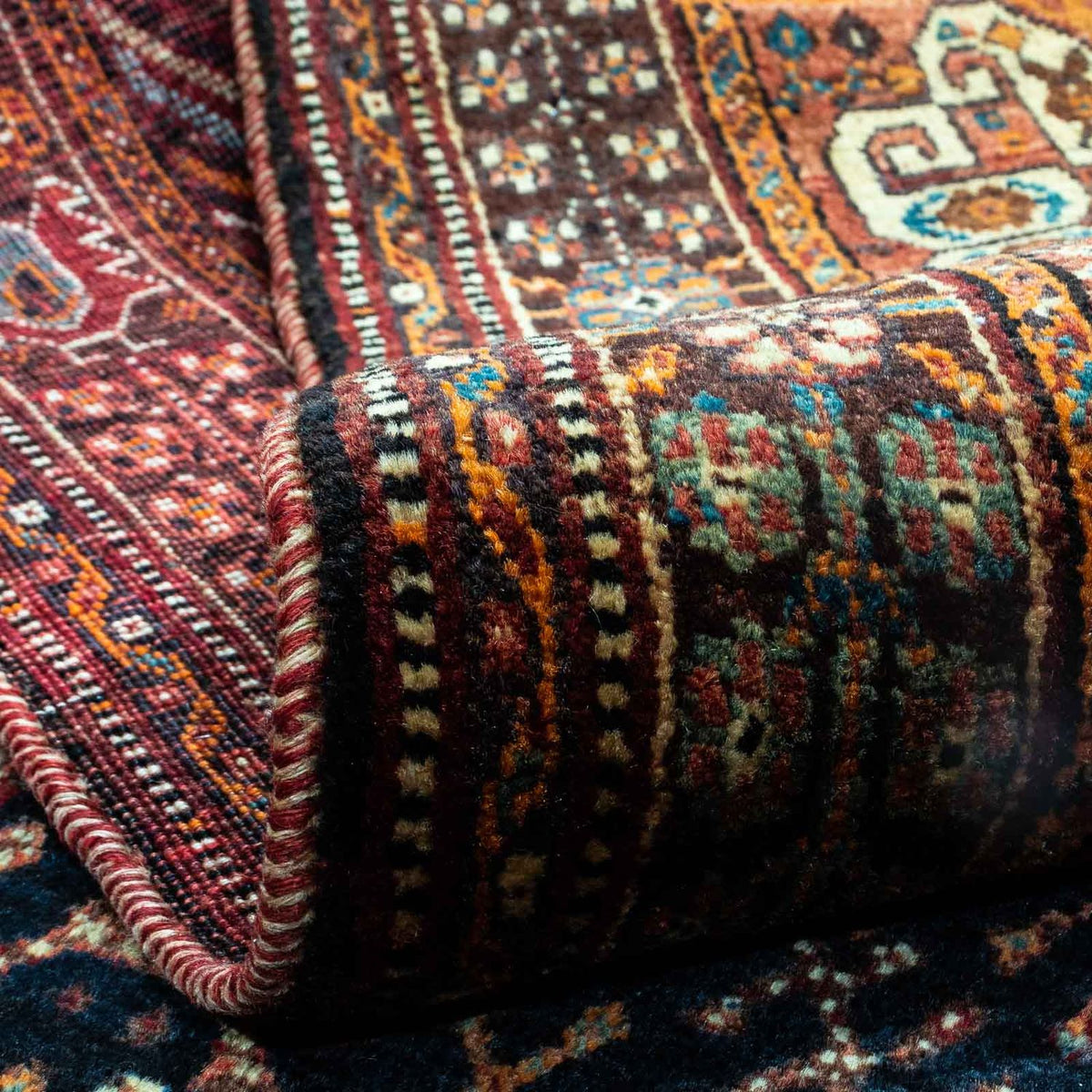 Tappeto Persero - Nomade - 241 x 157 cm - blu scuro