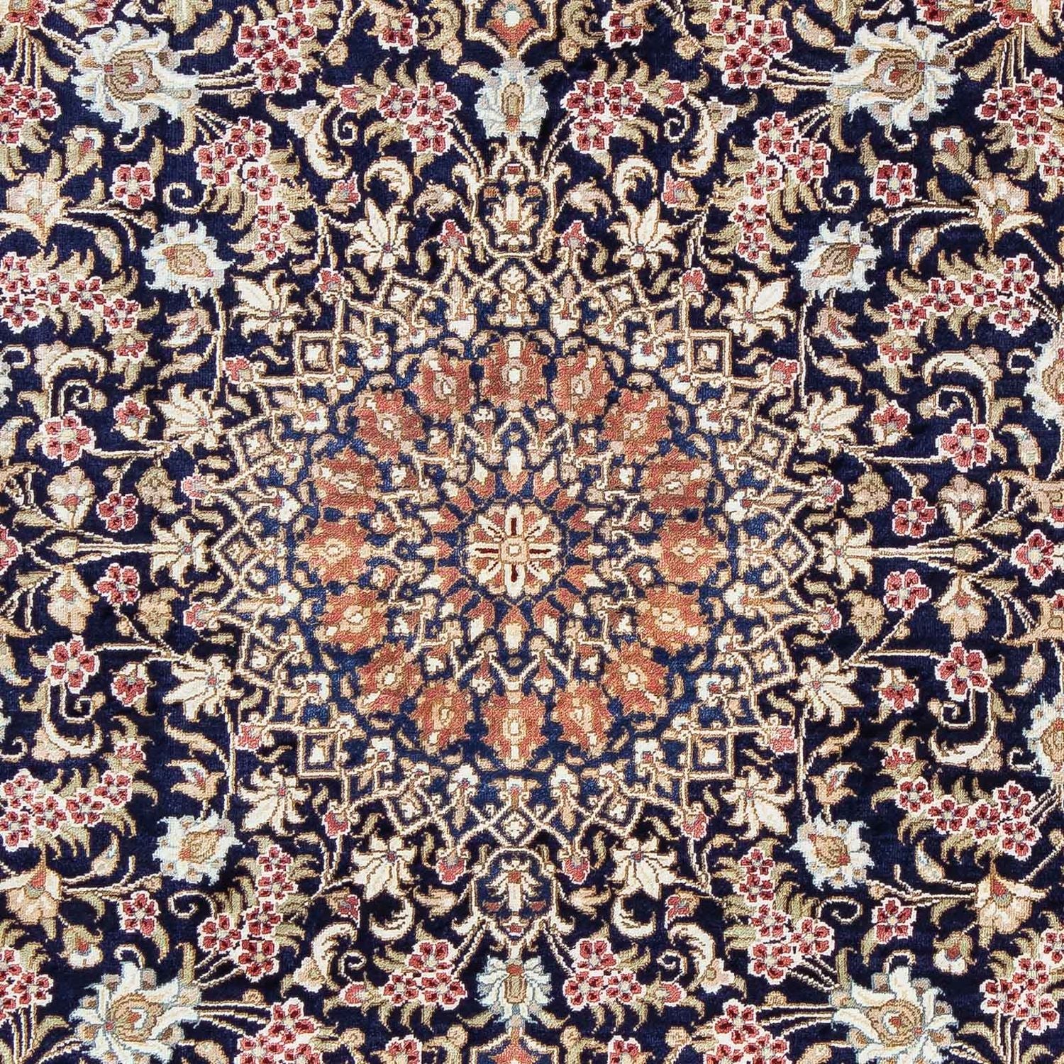 Tappeto Persero - Ghom - 82 x 57 cm - rosso scuro