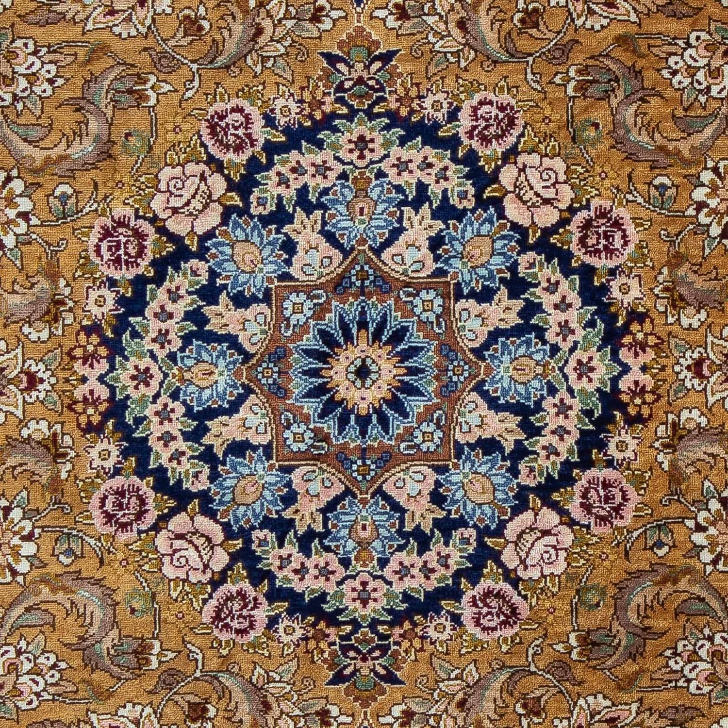 Tappeto Persero - Ghom - 91 x 62 cm - blu scuro