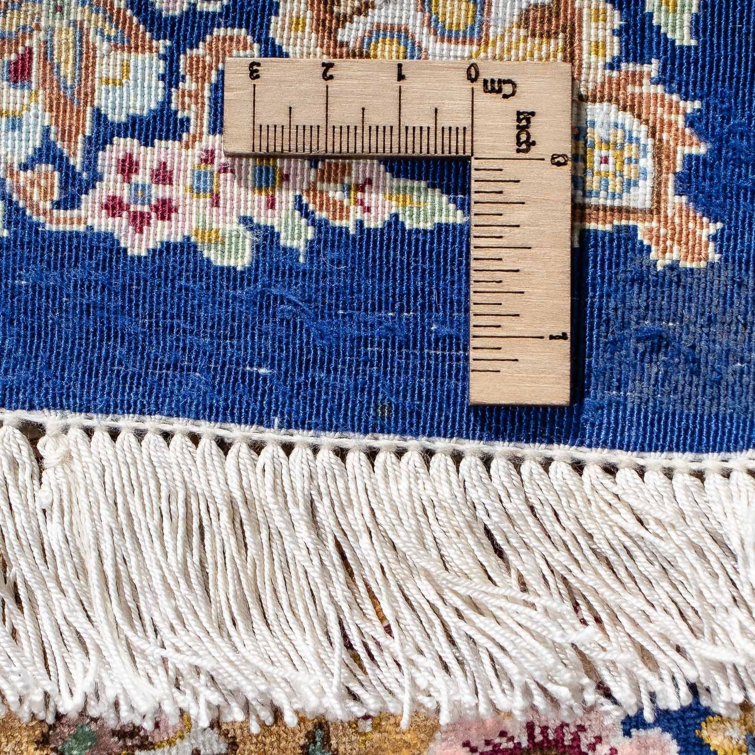 Tappeto Persero - Ghom - 91 x 62 cm - blu scuro