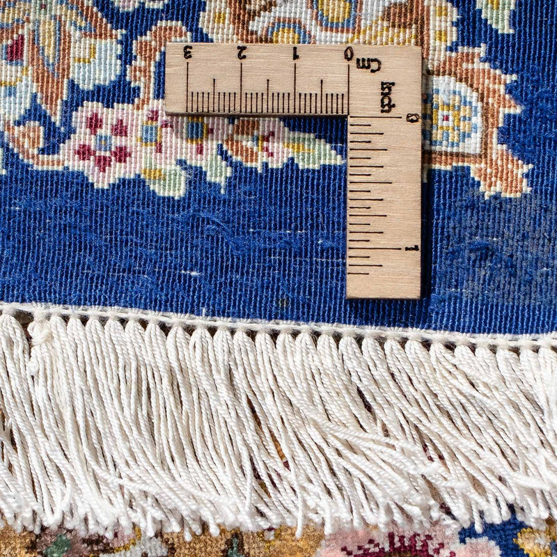 Tappeto Persero - Ghom - 91 x 62 cm - blu scuro