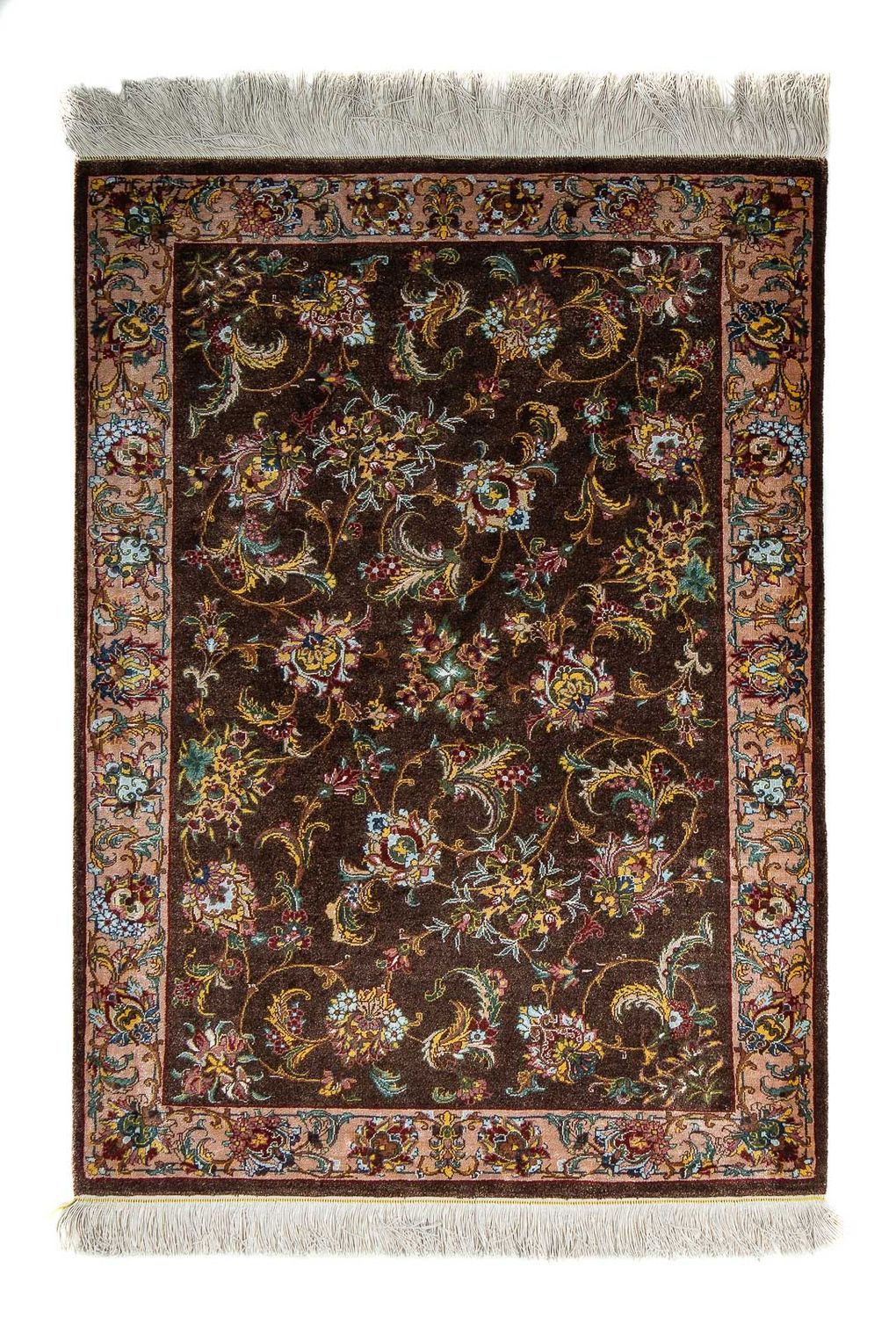 Tappeto Persero - Ghom - 86 x 60 cm - marrone