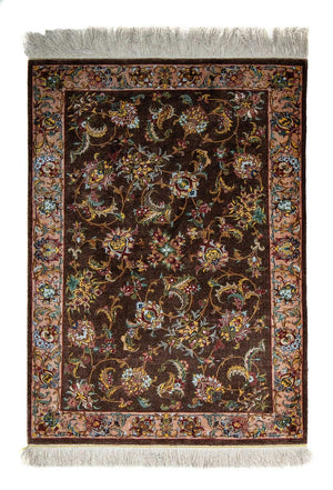 Tappeto Persero - Ghom - 86 x 60 cm - marrone