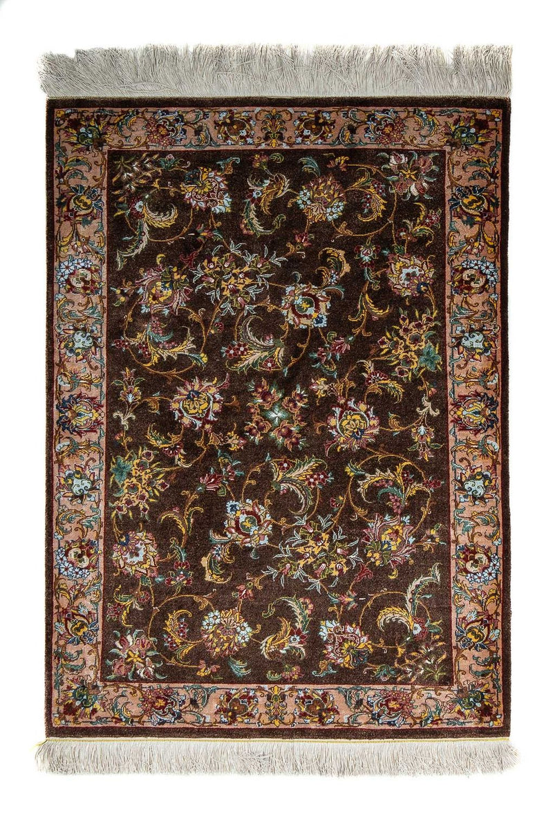Tappeto Persero - Ghom - 86 x 60 cm - marrone