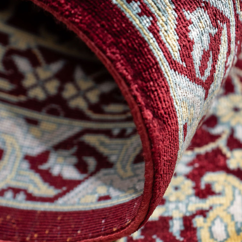 Tappeto Persero - Ghom - 78 x 54 cm - rosso scuro