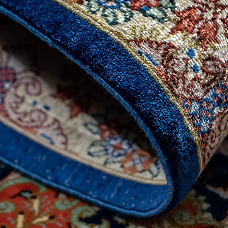 Tappeto Persero - Ghom - 78 x 55 cm - blu scuro