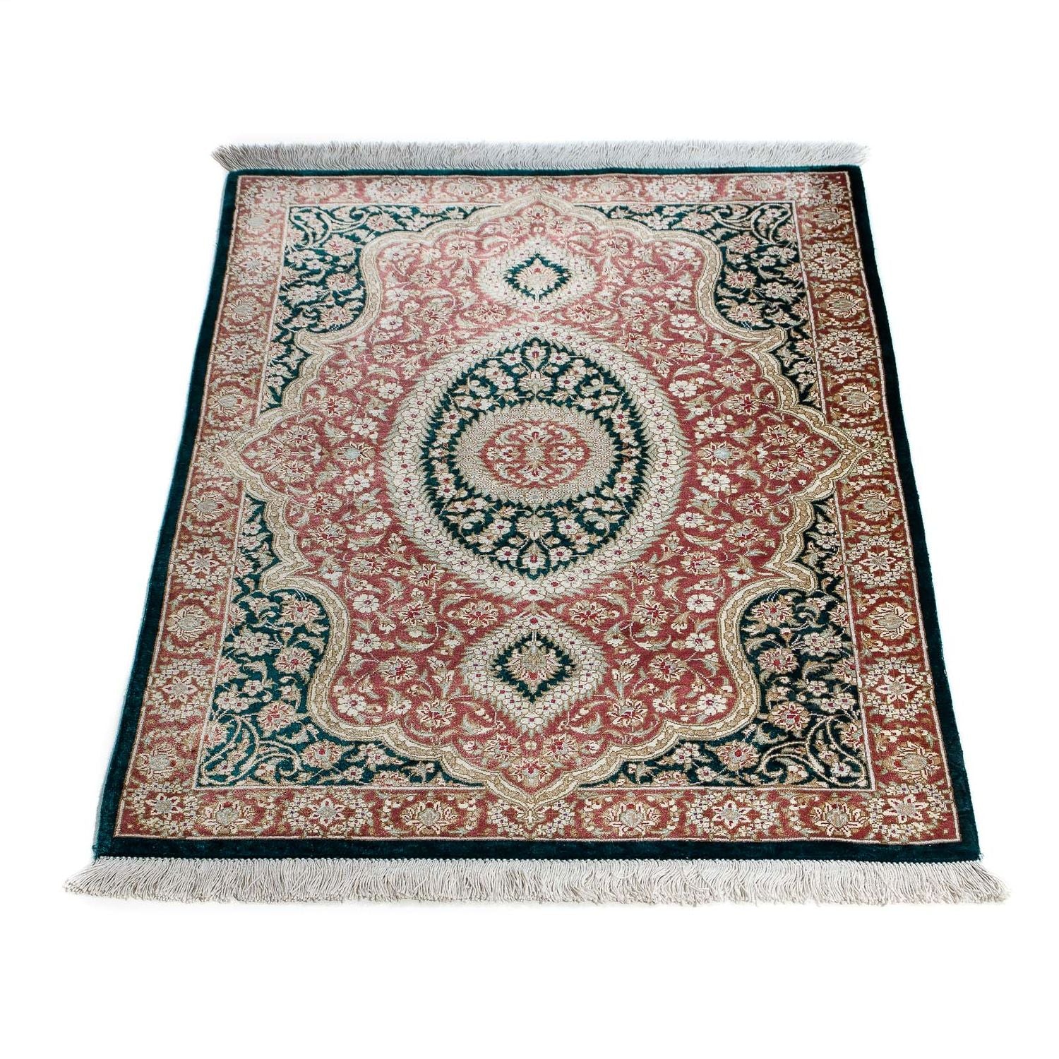 Tappeto Persero - Ghom - 85 x 58 cm - blu scuro