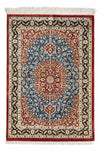 Qom Tappeto 55x81cm - Tappeto persiano - Rettangolo / Rosso scuro / 55 x 81 cm Rettangolo
