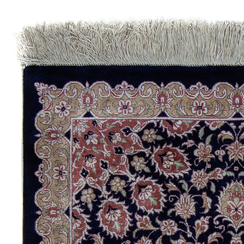 Tappeto Persero - Ghom - 80 x 56 cm - blu scuro