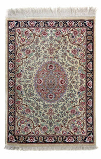 Tappeto Persero - Ghom - 77 x 55 cm - beige