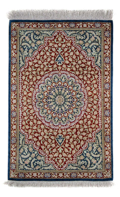 Tappeto Persero - Ghom - 83 x 53 cm - blu scuro