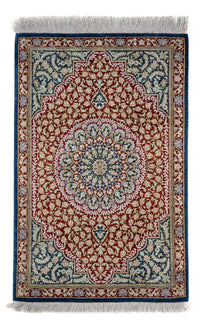 Tappeto Persero - Ghom - 83 x 53 cm - blu scuro