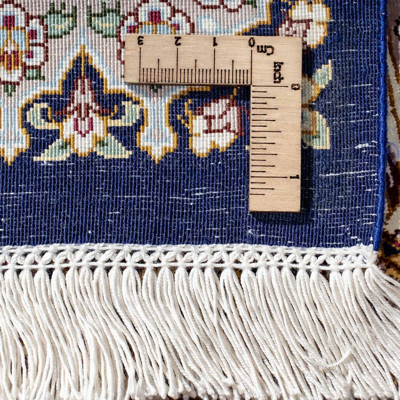 Tappeto Persero - Ghom - 87 x 59 cm - blu scuro