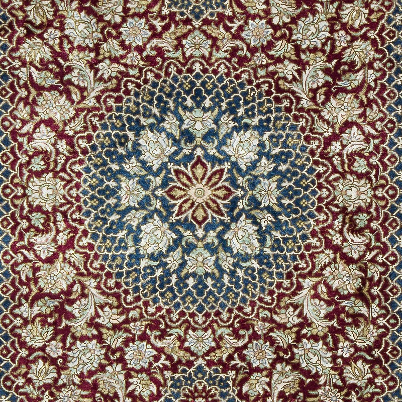 Tappeto Persero - Ghom - 92 x 61 cm - blu scuro