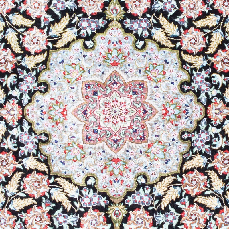 Tappeto Persero - Ghom - 124 x 79 cm - blu scuro