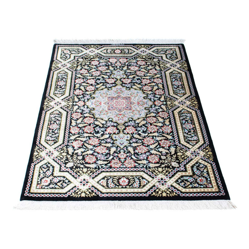 Tappeto Persero - Ghom - 124 x 79 cm - blu scuro