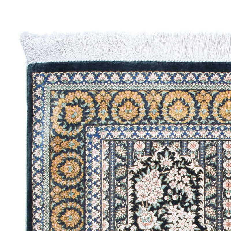 Tappeto Persero - Ghom - 118 x 80 cm - blu scuro
