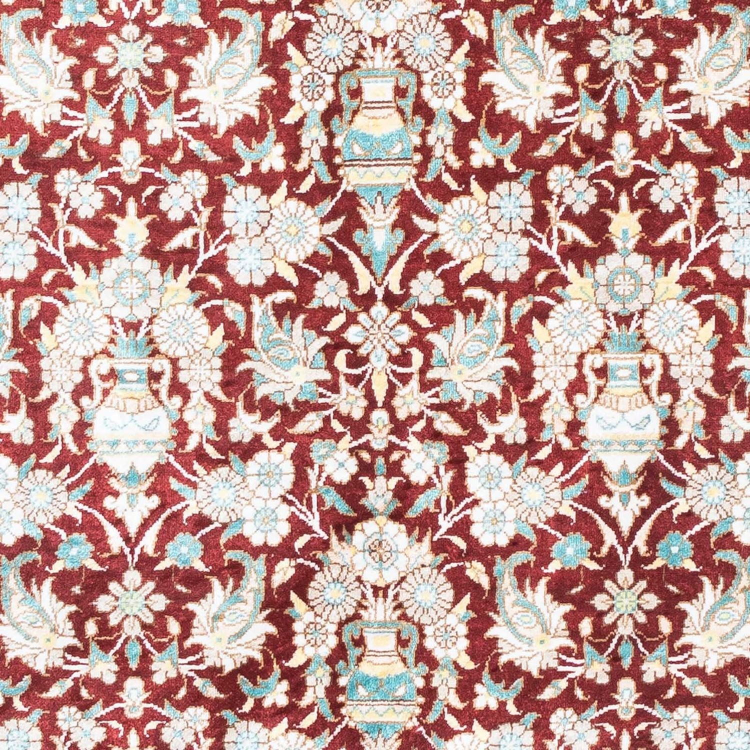 Tappeto Persero - Ghom - 119 x 76 cm - rosso scuro