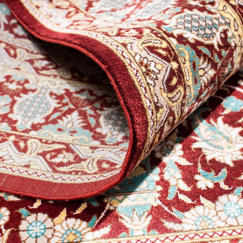 Tappeto Persero - Ghom - 119 x 76 cm - rosso scuro
