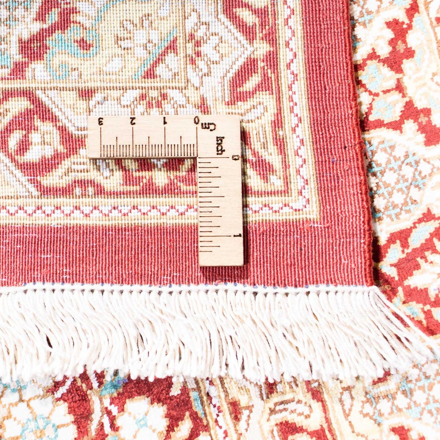 Tappeto Persero - Ghom - 119 x 76 cm - rosso scuro