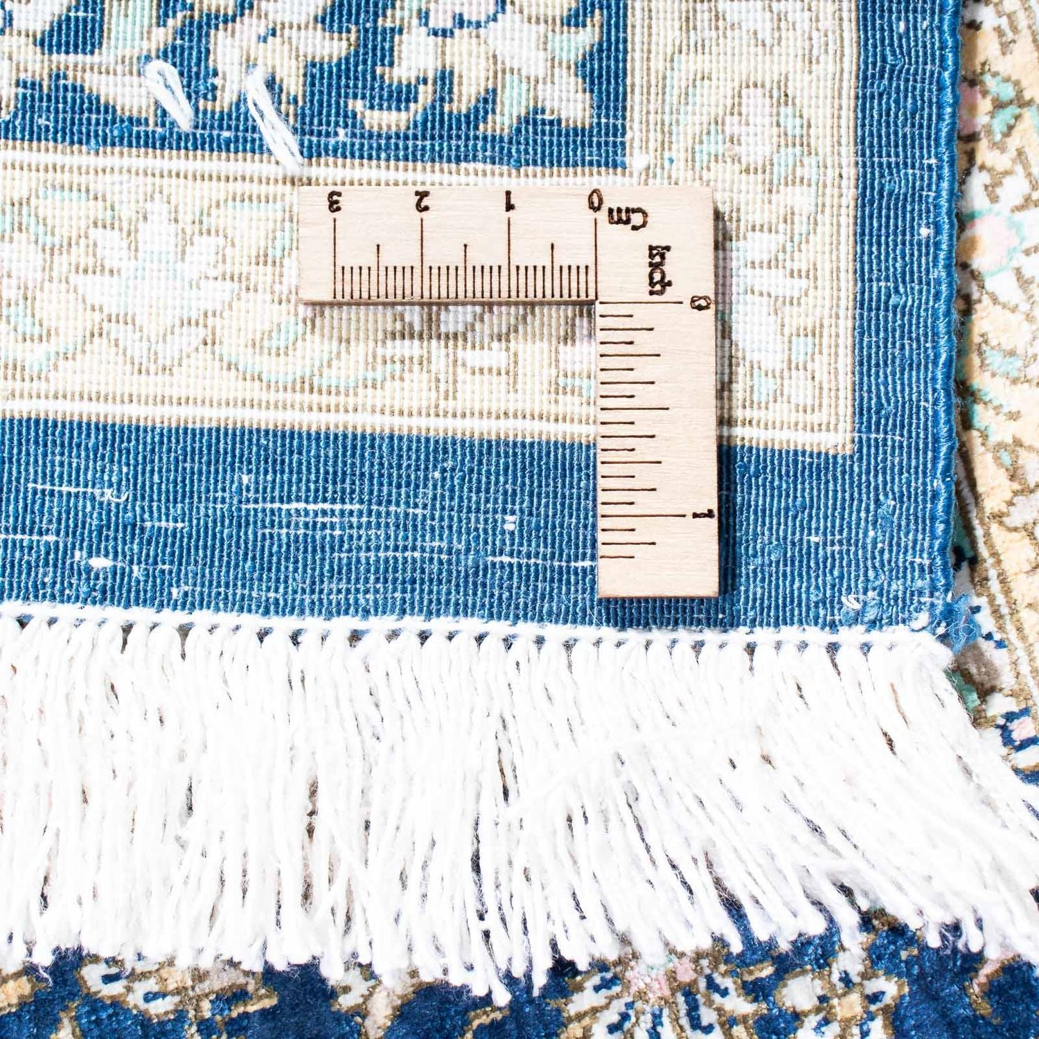 Tappeto Persero - Ghom - 111 x 73 cm - blu