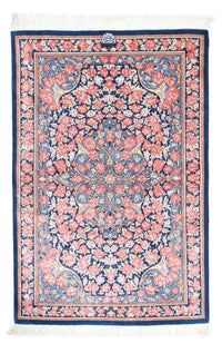 Tappeto Persero - Ghom - 119 x 77 cm - blu scuro