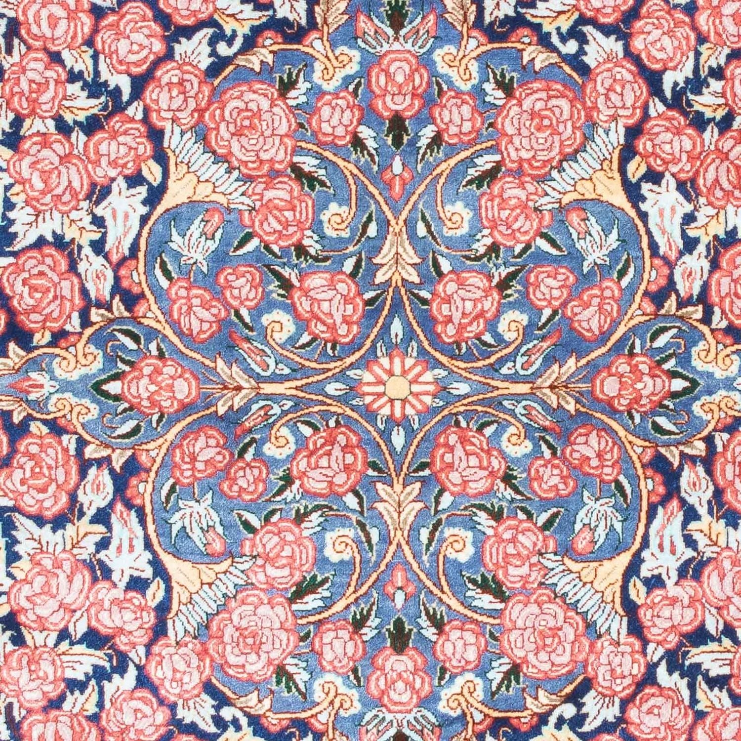 Tappeto Persero - Ghom - 119 x 77 cm - blu scuro