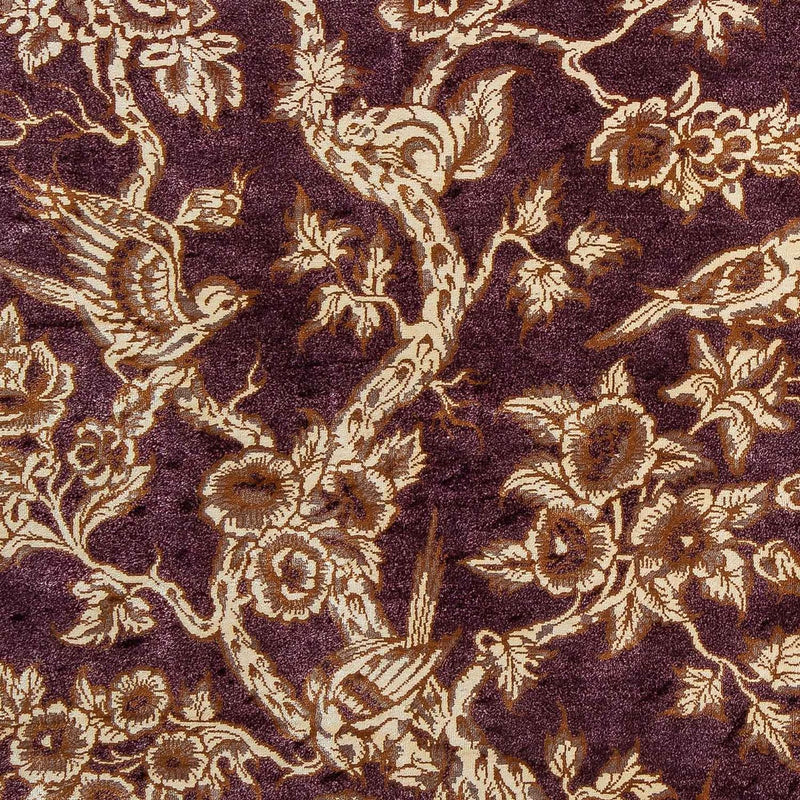 Tappeto Persero - Ghom - 87 x 59 cm - viola