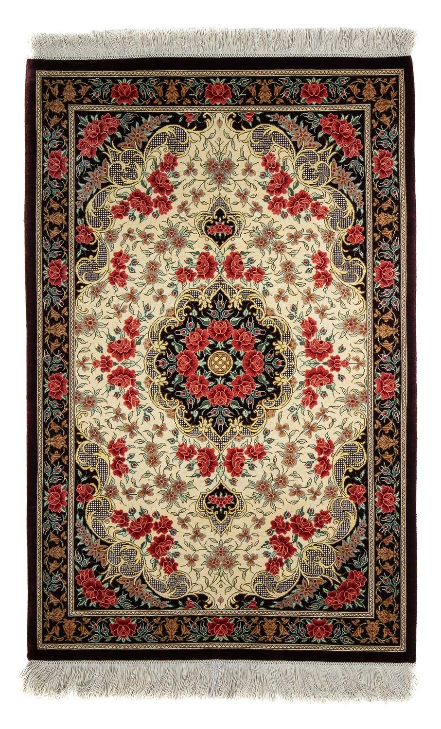 Tappeto Persero - Ghom - 93 x 60 cm - beige