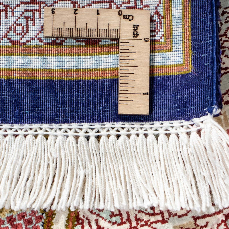Tappeto Persero - Ghom - 93 x 59 cm - blu scuro