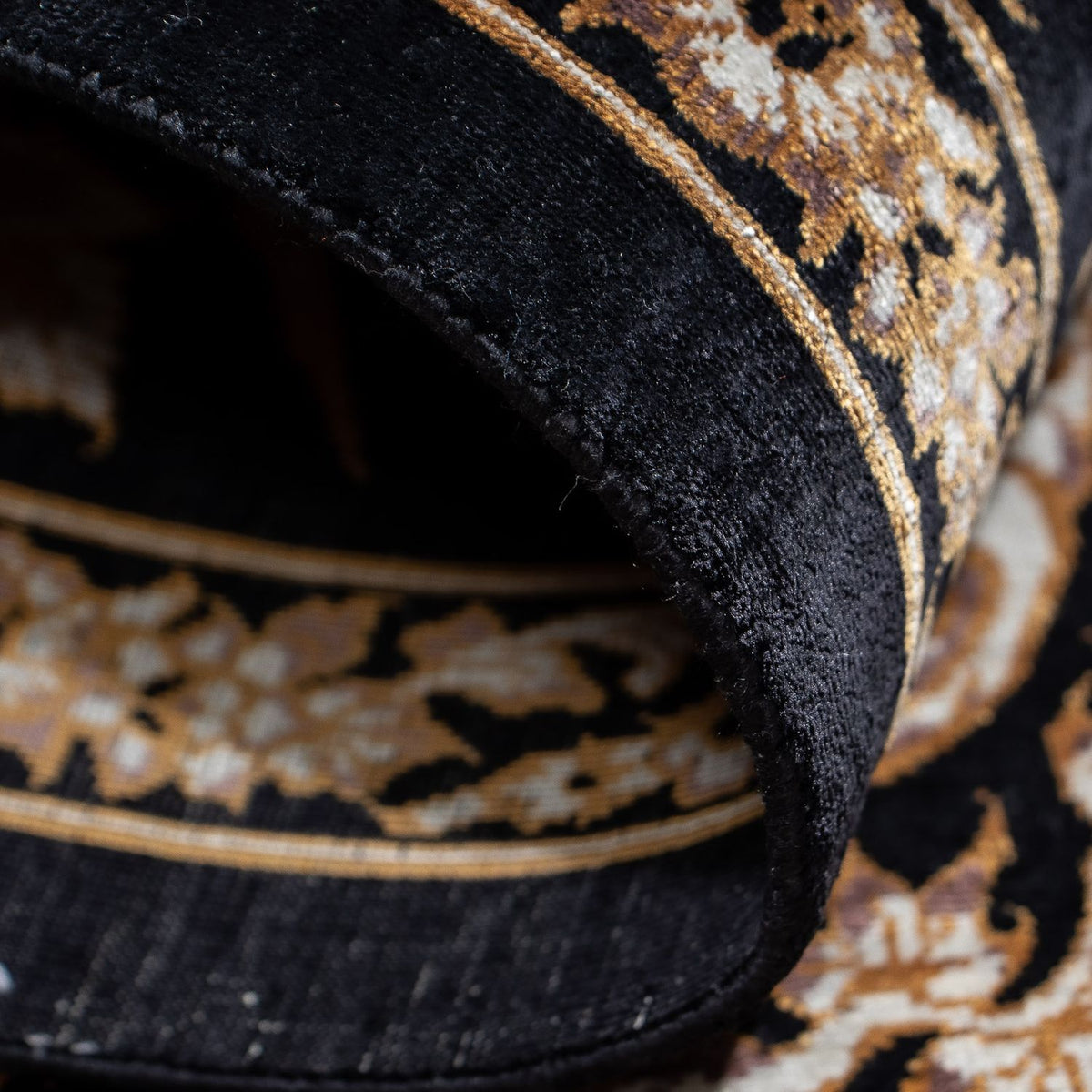 Tappeto Persero - Ghom - 92 x 58 cm - blu scuro