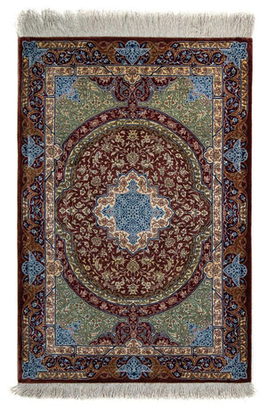 Tappeto Persero - Ghom - 90 x 61 cm - multicolore