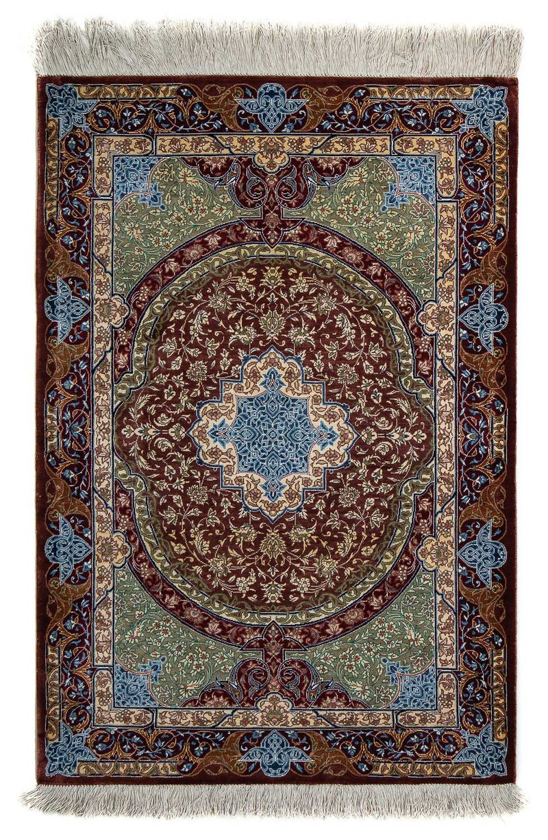 Tappeto Persero - Ghom - 90 x 61 cm - multicolore