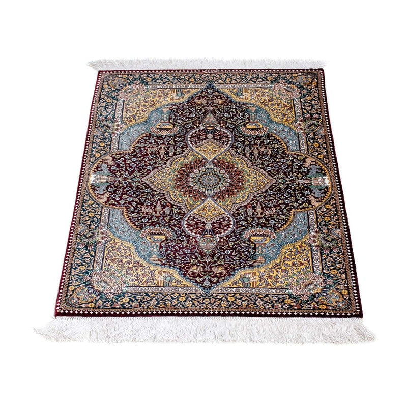 Tappeto Persero - Ghom - 87 x 60 cm - rosso scuro