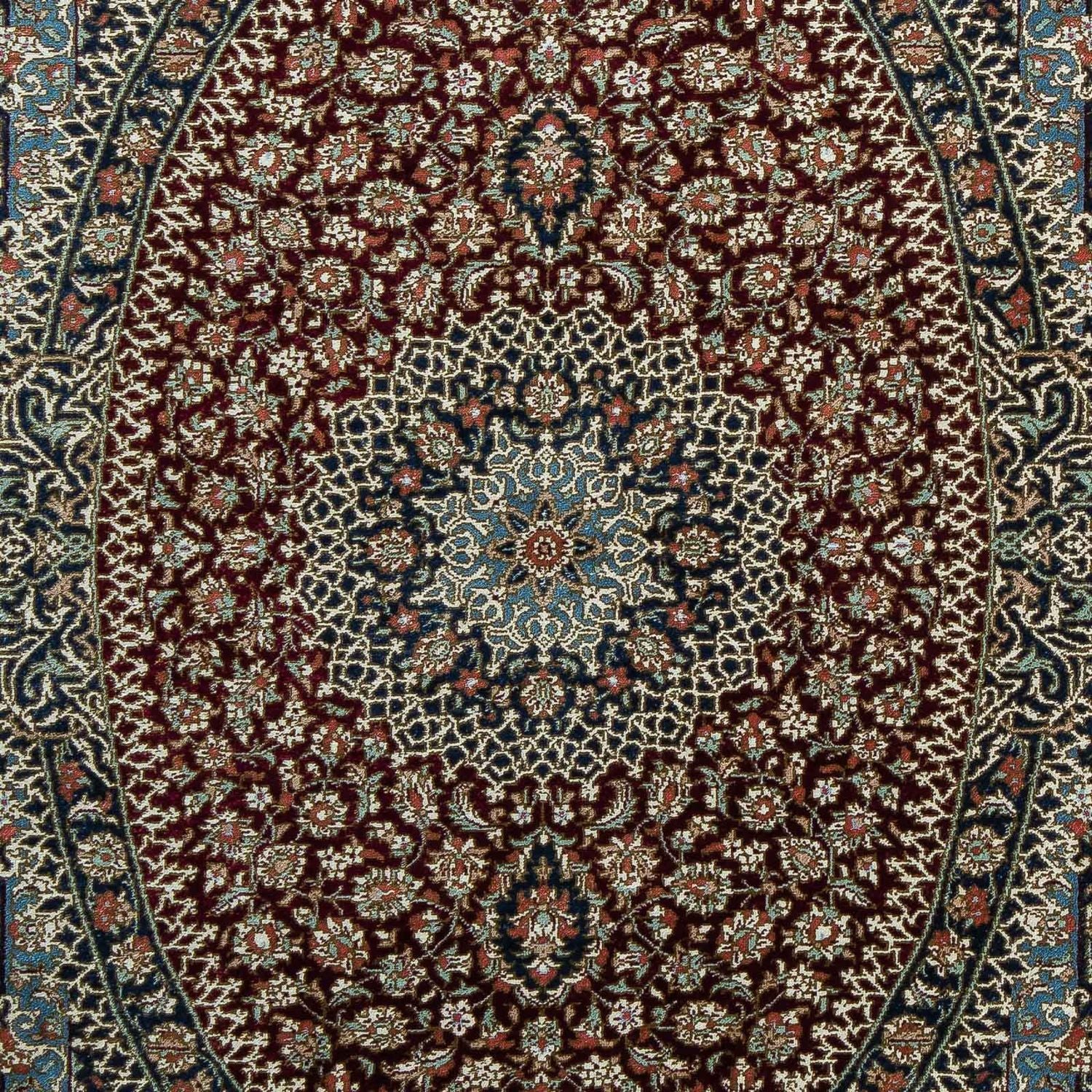 Tappeto Persero - Ghom - 89 x 59 cm - blu scuro
