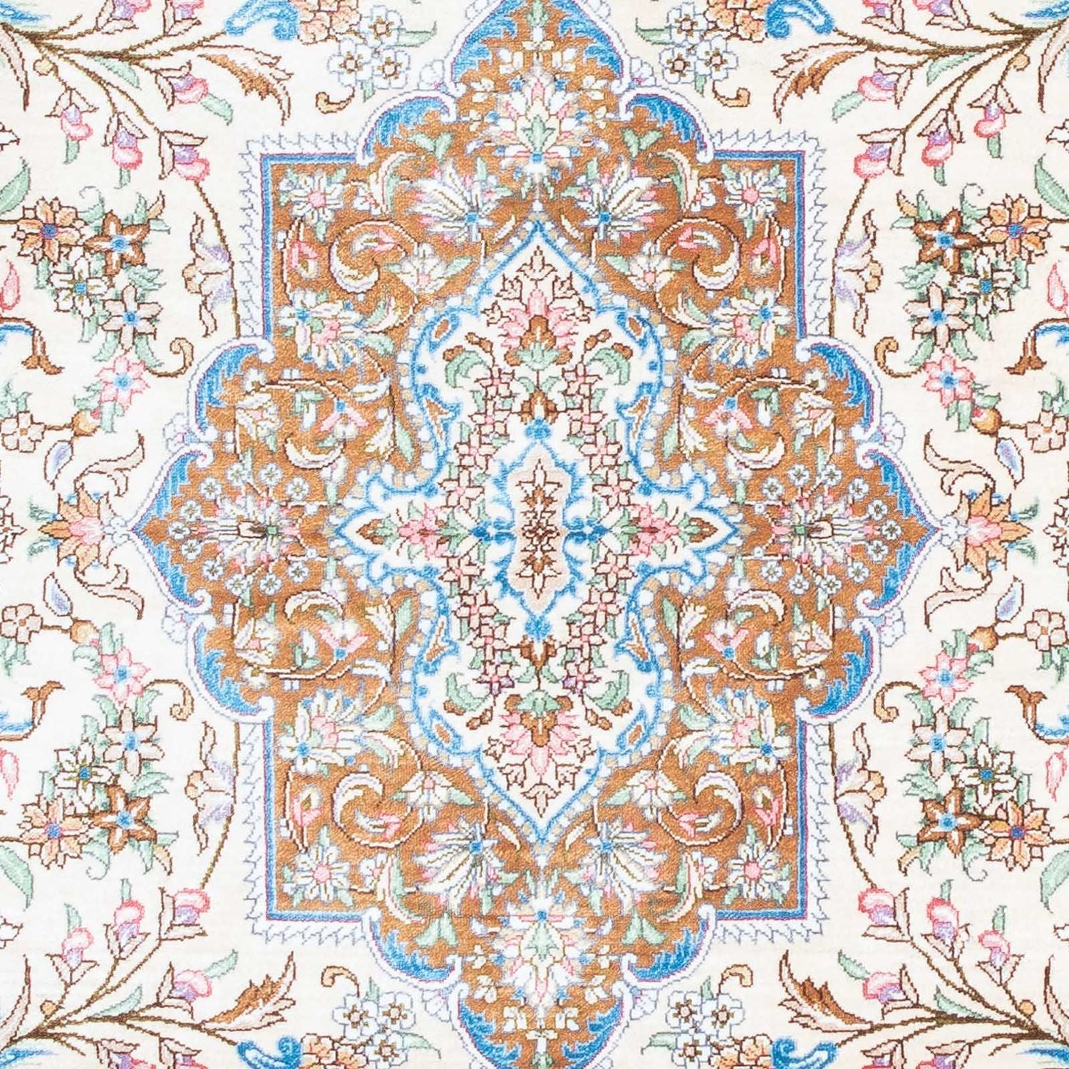 Tappeto Persero - Ghom - 124 x 79 cm - beige