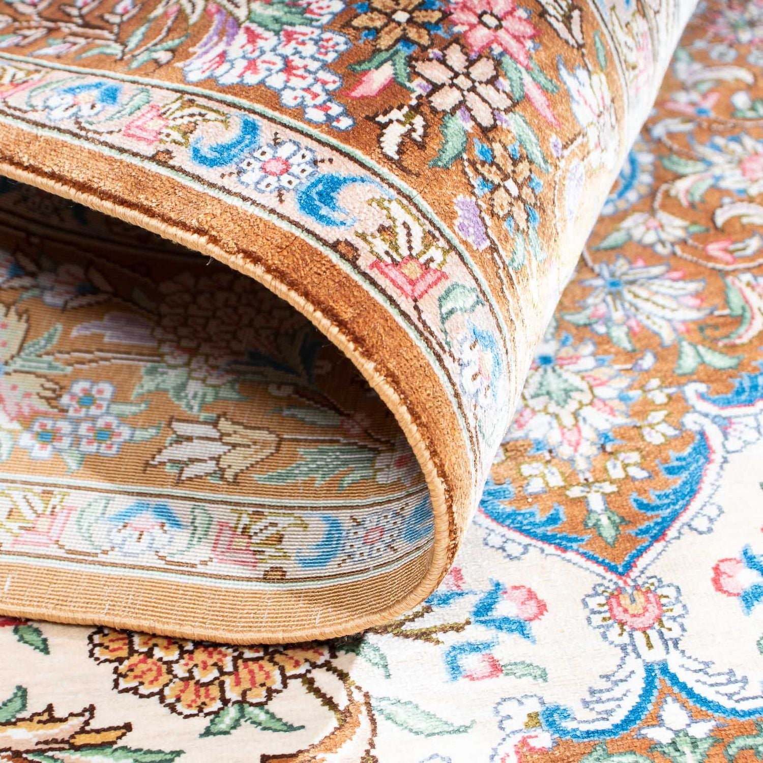 Tappeto Persero - Ghom - 124 x 79 cm - beige