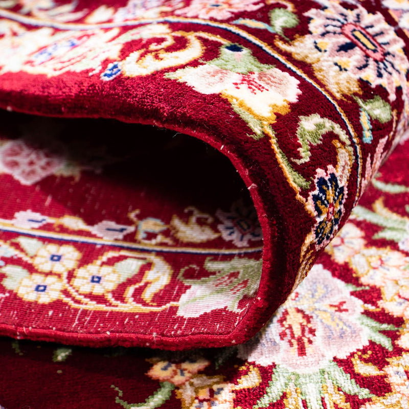 Tappeto Persero - Ghom - 122 x 85 cm - rosso scuro