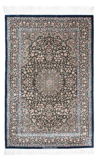 Tappeto Persero - Ghom - 119 x 79 cm - blu scuro