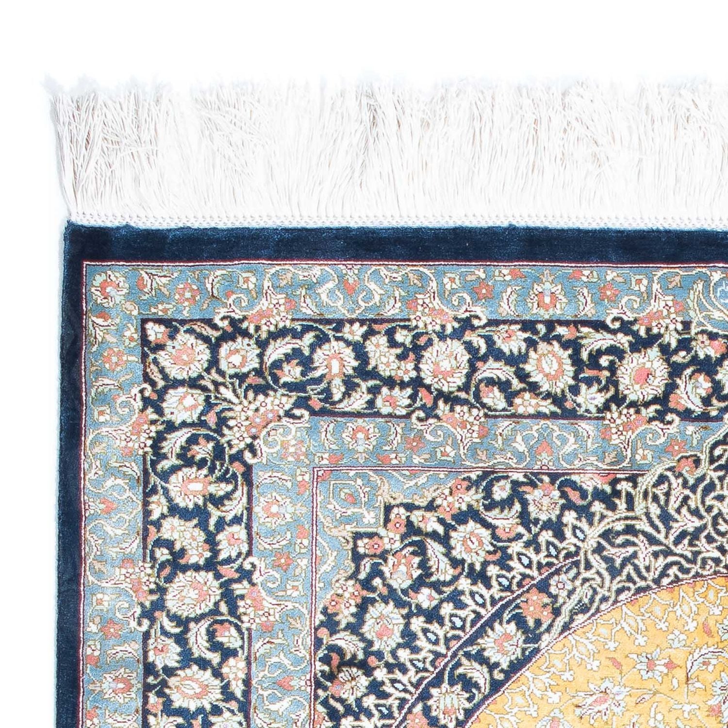 Tappeto Persero - Ghom - 118 x 78 cm - blu chiaro