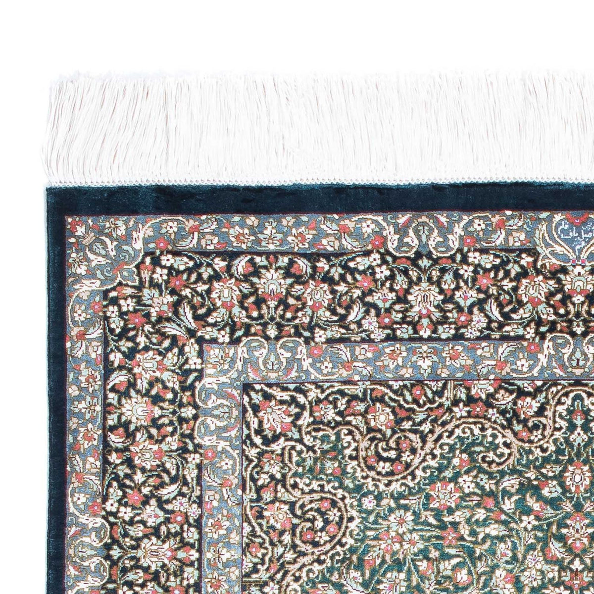 Tappeto Persero - Ghom - 119 x 77 cm - blu scuro