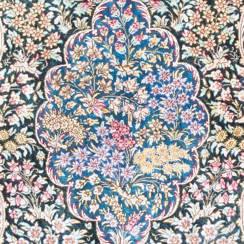 Tappeto Persero - Ghom - 119 x 81 cm - blu scuro