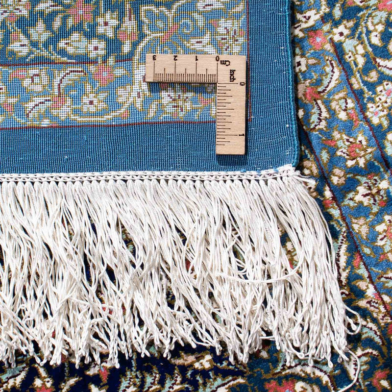 Tappeto Persero - Ghom - 121 x 78 cm - blu scuro