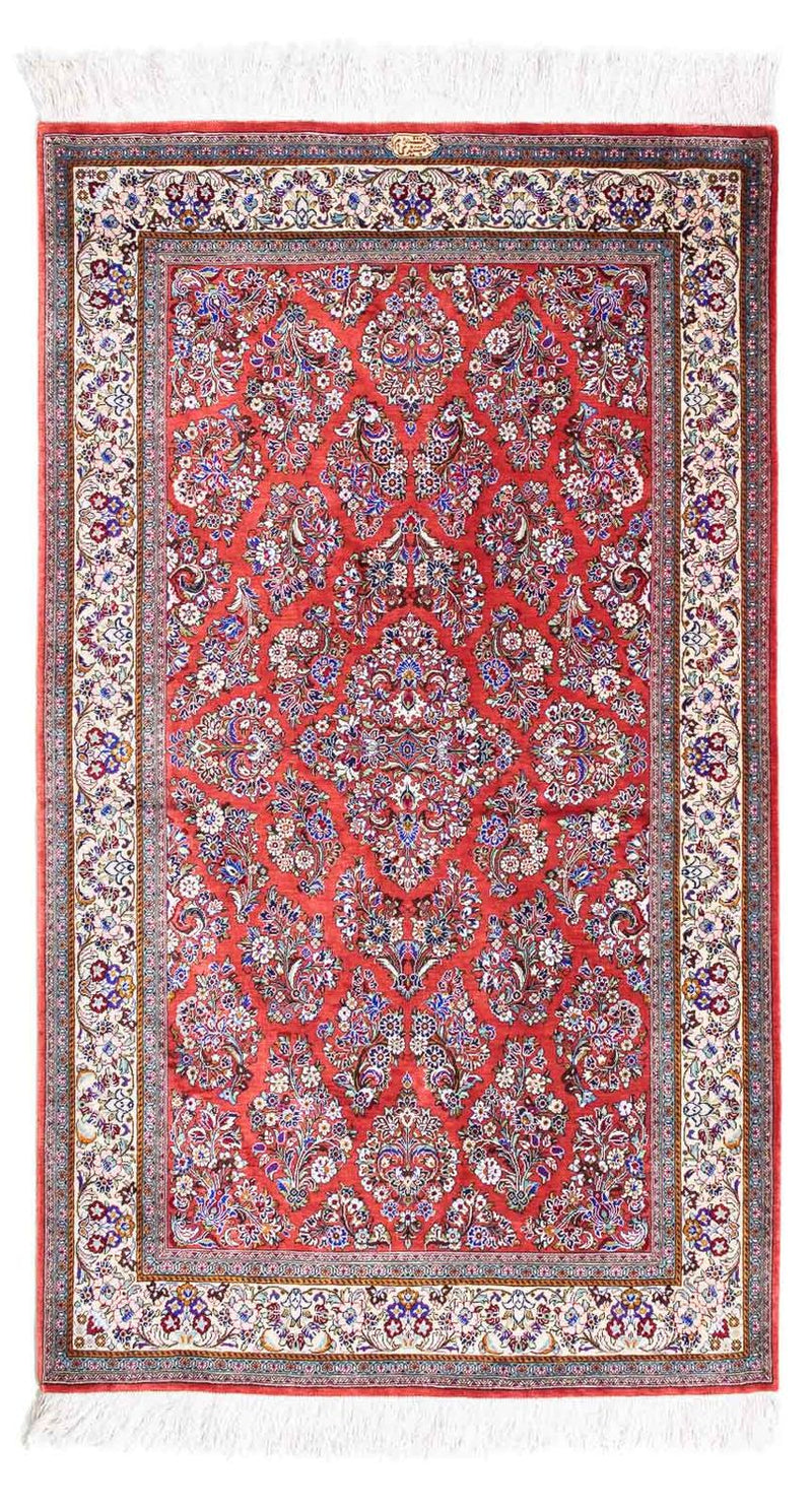 Tappeto Persero - Ghom - 134 x 77 cm - rosso