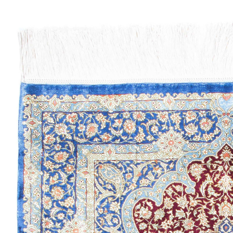 Tappeto Persero - Ghom - 117 x 78 cm - blu