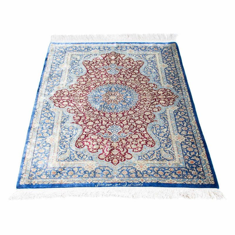 Tappeto Persero - Ghom - 117 x 78 cm - blu