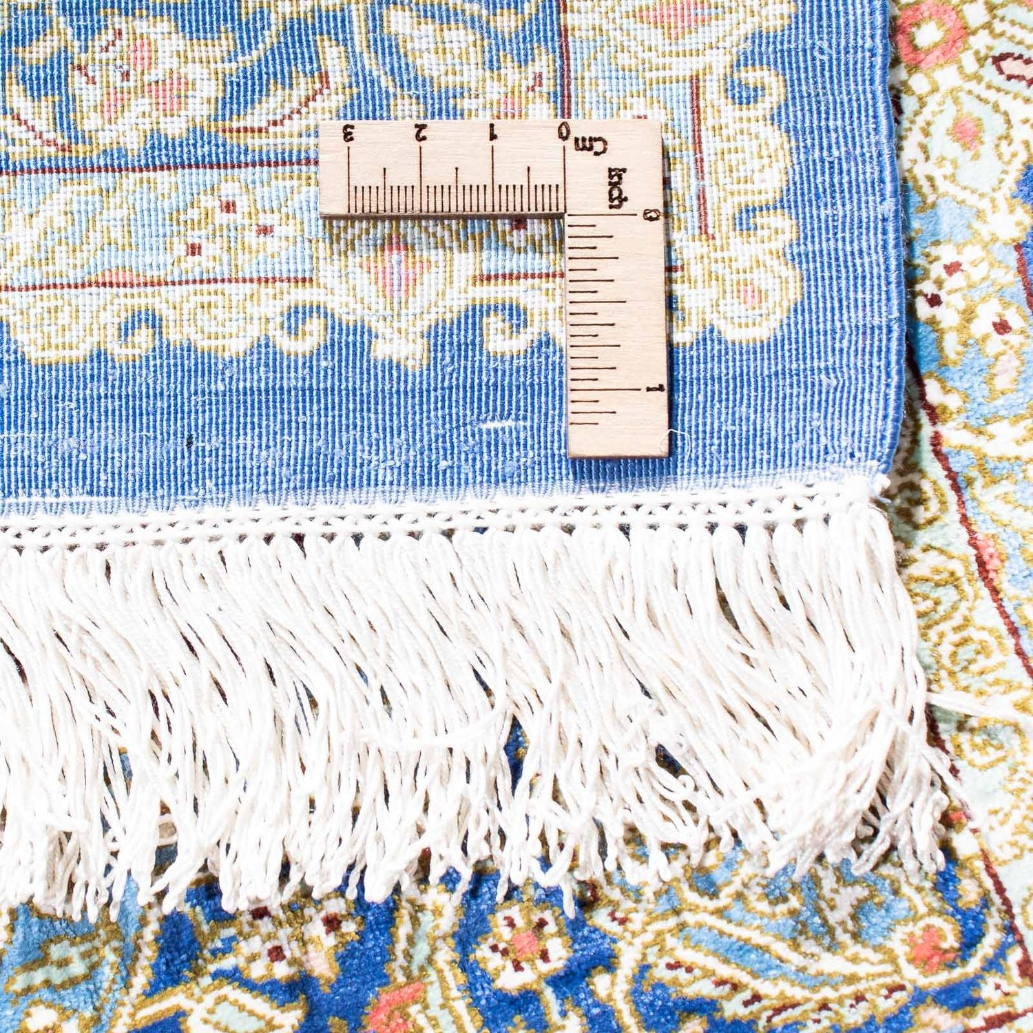 Tappeto Persero - Ghom - 117 x 78 cm - blu