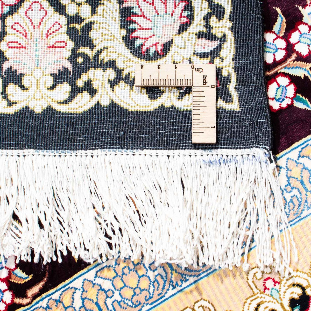 Tappeto Persero - Ghom - 123 x 79 cm - rosso scuro